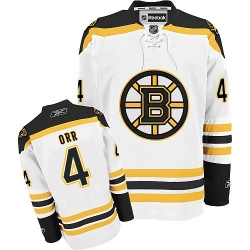 Bobby Orr Reebok Boston Bruins Authentic White Away NHL Jersey