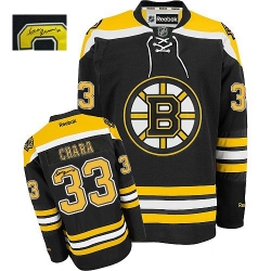 Zdeno Chara Reebok Boston Bruins Authentic Black Home Autographed NHL Jersey