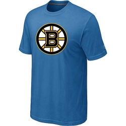 NHL Boston Bruins Big & Tall Logo T-Shirt - Light Blue