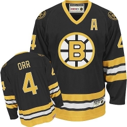 Bobby Orr CCM Boston Bruins Premier Black Throwback NHL Jersey