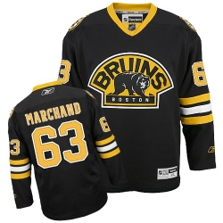 Brad Marchand Reebok Boston Bruins Authentic Black Third NHL Jersey