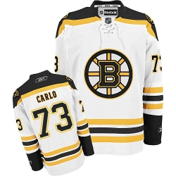 Brandon Carlo Reebok Boston Bruins Authentic White Away NHL Jersey