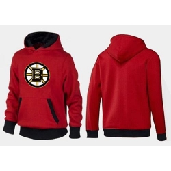 NHL Boston Bruins Big & Tall Logo Pullover Hoodie - Red/Black