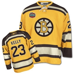 Chris Kelly Reebok Boston Bruins Authentic Gold Winter Classic NHL Jersey