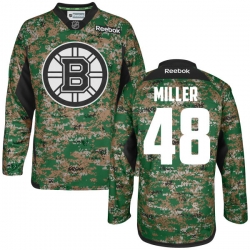 Colin Miller Reebok Boston Bruins Authentic Camo Digital Veteran's Day Practice Jersey