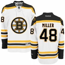 Colin Miller Youth Reebok Boston Bruins Authentic White Away Jersey