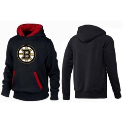 NHL Boston Bruins Big & Tall Logo Pullover Hoodie - Black/Red