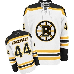 Dennis Seidenberg Reebok Boston Bruins Authentic White Away NHL Jersey