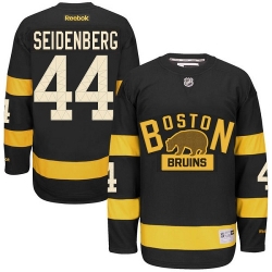 Dennis Seidenberg Reebok Boston Bruins Premier Black 2016 Winter Classic NHL Jersey
