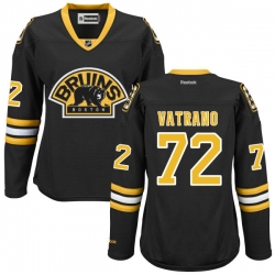 Frank Vatrano Women's Reebok Boston Bruins Authentic Black Alternate Jersey