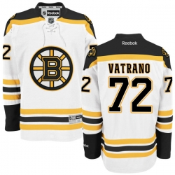Frank Vatrano Youth Reebok Boston Bruins Premier White Away Jersey