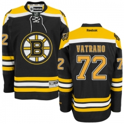 Frank Vatrano Youth Reebok Boston Bruins Authentic Black Home Jersey
