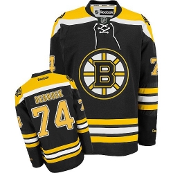 Jake DeBrusk Reebok Boston Bruins Authentic Black Home NHL Jersey