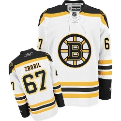 Jakub Zboril Reebok Boston Bruins Premier White Away NHL Jersey