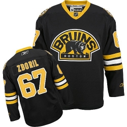 Jakub Zboril Reebok Boston Bruins Authentic Black Third NHL Jersey