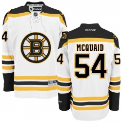 Adam McQuaid Youth Reebok Boston Bruins Premier White Away Jersey