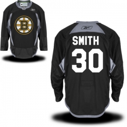 Jeremy Smith Youth Reebok Boston Bruins Premier Black Alternate Practice Jersey