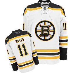 Jimmy Hayes Reebok Boston Bruins Premier White Away NHL Jersey