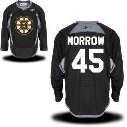 Joe Morrow Reebok Boston Bruins Premier Black Alternate Practice Jersey