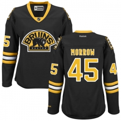 Joe Morrow Women's Reebok Boston Bruins Premier Black Alternate Jersey