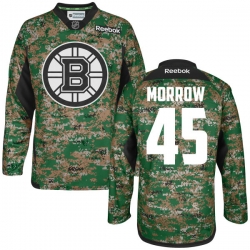 Joe Morrow Youth Reebok Boston Bruins Premier Camo Digital Veteran's Day Practice Jersey