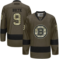 Johnny Bucyk Reebok Boston Bruins Authentic Green Salute to Service NHL Jersey