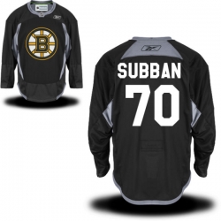 Malcolm Subban Reebok Boston Bruins Authentic Black Alternate Practice Jersey