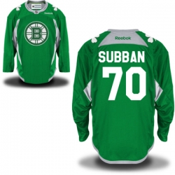 Malcolm Subban Reebok Boston Bruins Authentic Green St. Patrick's Day Practice Jersey