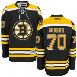 Malcolm Subban Youth Reebok Boston Bruins Authentic Black Home Jersey