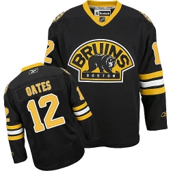 Adam Oates Reebok Boston Bruins Premier Black Third NHL Jersey