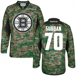 Malcolm Subban Youth Reebok Boston Bruins Authentic Camo Digital Veteran's Day Practice Jersey