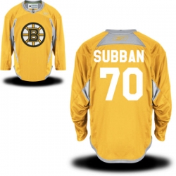 Malcolm Subban Youth Reebok Boston Bruins Authentic Gold Practice Jersey