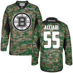 Noel Acciari Reebok Boston Bruins Authentic Camo Digital Veteran's Day Practice Jersey