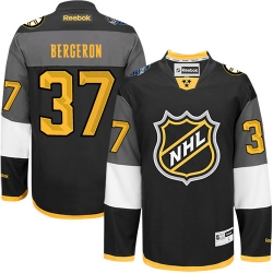 Patrice Bergeron Reebok Boston Bruins Authentic Black 2016 All Star NHL Jersey