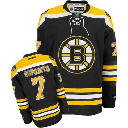 Phil Esposito Reebok Boston Bruins Authentic Black Home NHL Jersey