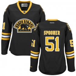 Ryan Spooner Women's Reebok Boston Bruins Premier Black Alternate Jersey