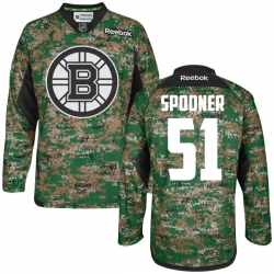 Ryan Spooner Youth Reebok Boston Bruins Premier Camo Digital Veteran's Day Practice Jersey