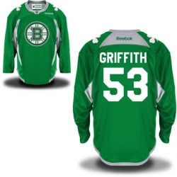 Seth Griffith Youth Reebok Boston Bruins Premier Green St. Patrick's Day Practice Jersey