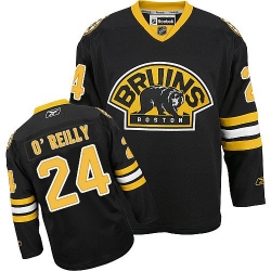 Terry O'Reilly Reebok Boston Bruins Authentic Black Third NHL Jersey
