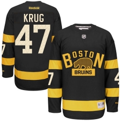Torey Krug Reebok Boston Bruins Authentic Black 2016 Winter Classic NHL Jersey