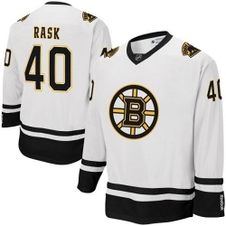 Tuukka Rask Reebok Boston Bruins Premier White Fashion NHL Jersey