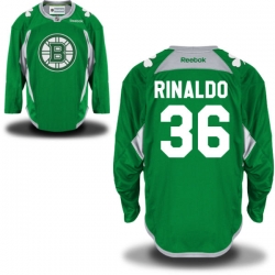 Zac Rinaldo Reebok Boston Bruins Premier Green St. Patrick's Day Practice Jersey