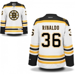 Zac Rinaldo Women's Reebok Boston Bruins Premier White Away Jersey