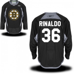 Zac Rinaldo Youth Reebok Boston Bruins Premier Black Alternate Practice Jersey