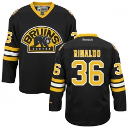 Zac Rinaldo Youth Reebok Boston Bruins Authentic Black Alternate Jersey