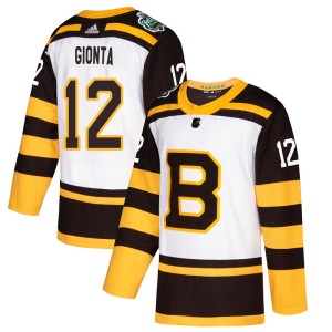 Brian Gionta Youth Adidas Boston Bruins Authentic White 2019 Winter Classic Jersey