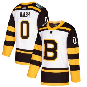 Reilly Walsh Youth Adidas Boston Bruins Authentic White 2019 Winter Classic Jersey