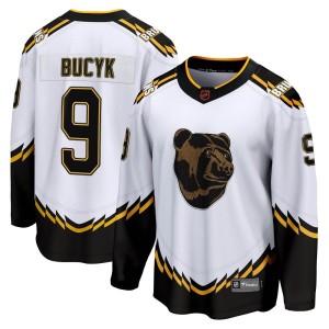 Johnny Bucyk Youth Fanatics Branded Boston Bruins Breakaway White Special Edition 2.0 Jersey