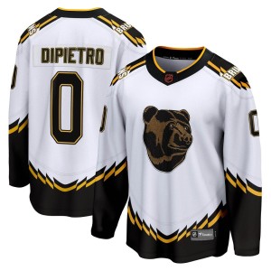 Michael DiPietro Youth Fanatics Branded Boston Bruins Breakaway White Special Edition 2.0 Jersey