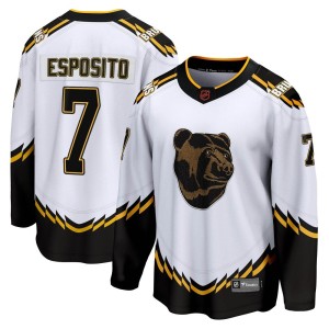 Phil Esposito Youth Fanatics Branded Boston Bruins Breakaway White Special Edition 2.0 Jersey